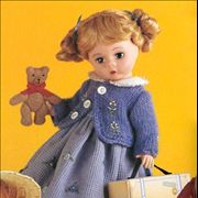 Doll Girl with Teddy Bear