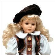 Porcelain Doll Blonde Girl
